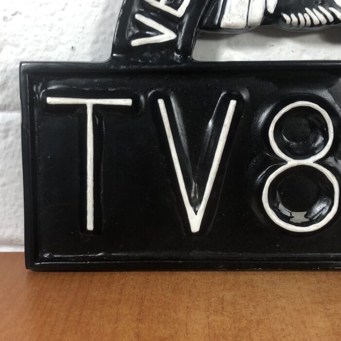 Modern 'Vereeniging' Number Plate Style Sign - Image 3