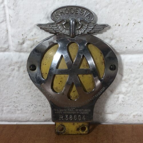 Vintage Rhodesian AA Badge