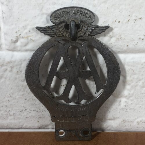 Vintage South African AA Badge