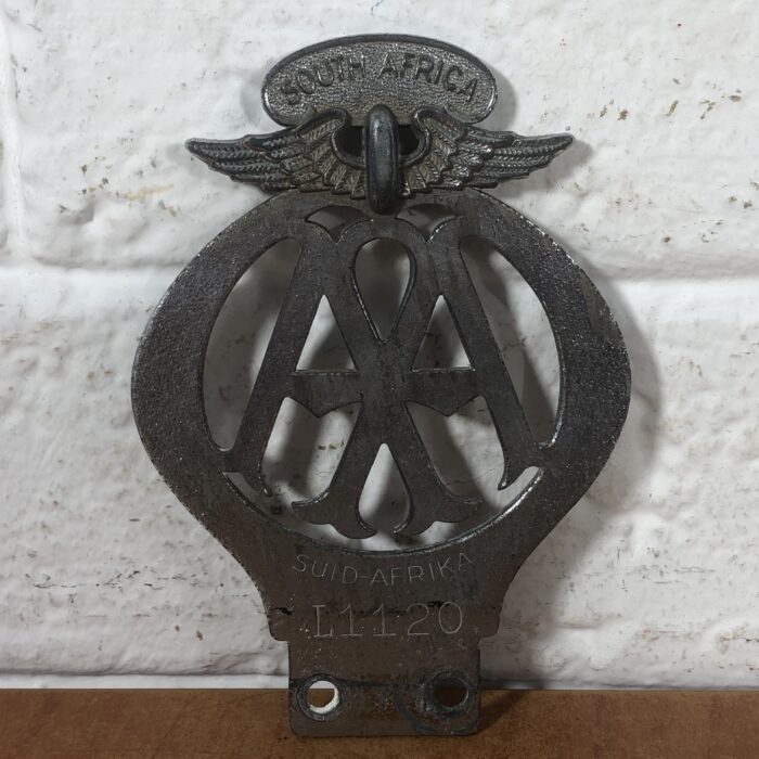 Vintage South African AA Badge