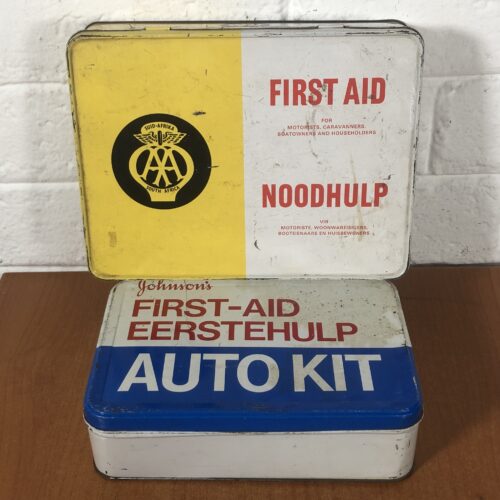 Vintage First Aid Tins