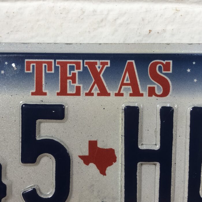 Vintage Texas USA Number Plate - Image 3