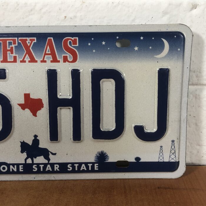 Vintage Texas USA Number Plate - Image 4