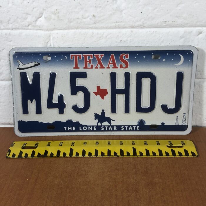Vintage Texas USA Number Plate - Image 6