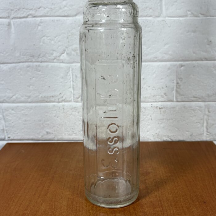 Vintage 1960s Essolube Glass Bottle (1 Quart) ~ Property of Anglo American Oil - Image 5