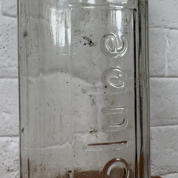 Vintage 1960s Essolube Glass Bottle (1 Quart) ~ Property of Anglo American Oil - Image 7