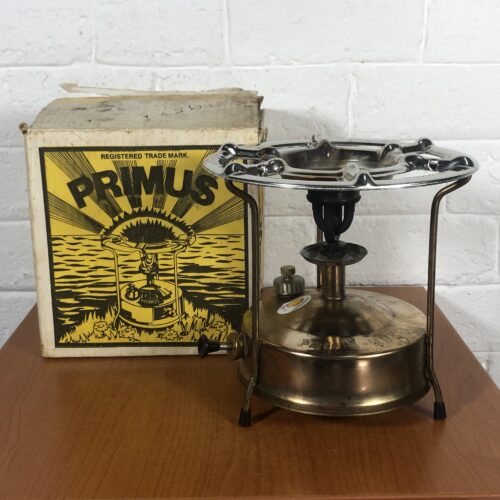 Vintage Primus Kerosene Camping Stove in Original Box