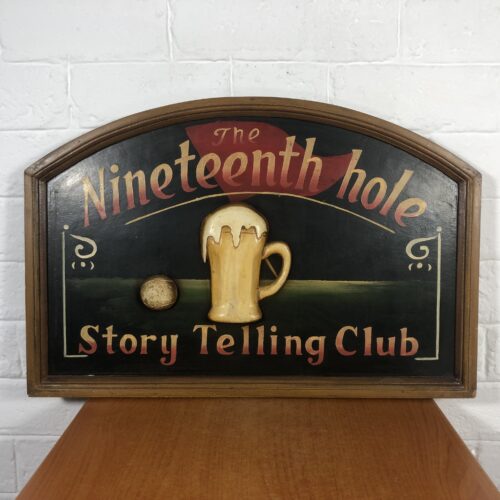 "Nineteenth Hole" Golf Sign