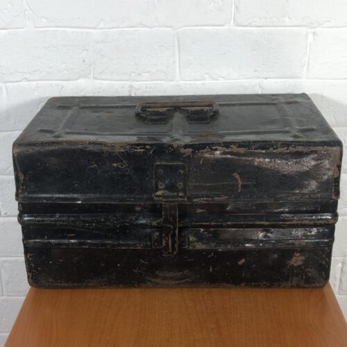 Vintage Metal Steamer Trunk