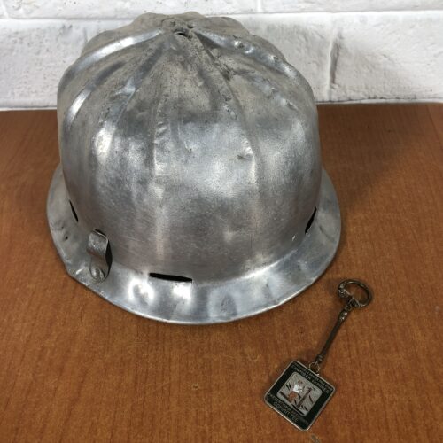 Vintage Mining Helmet & Keychain