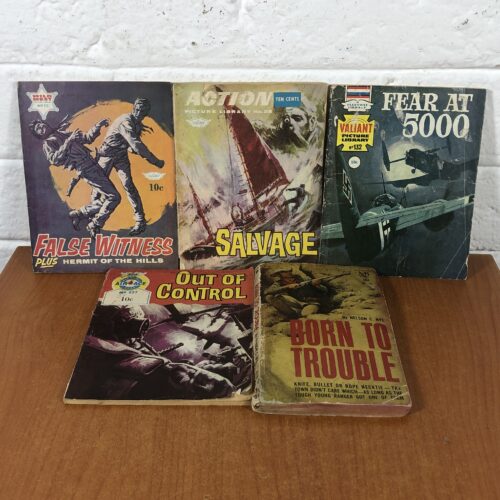 Vintage War Comic Books