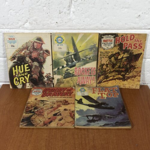 Vintage War Comic Books