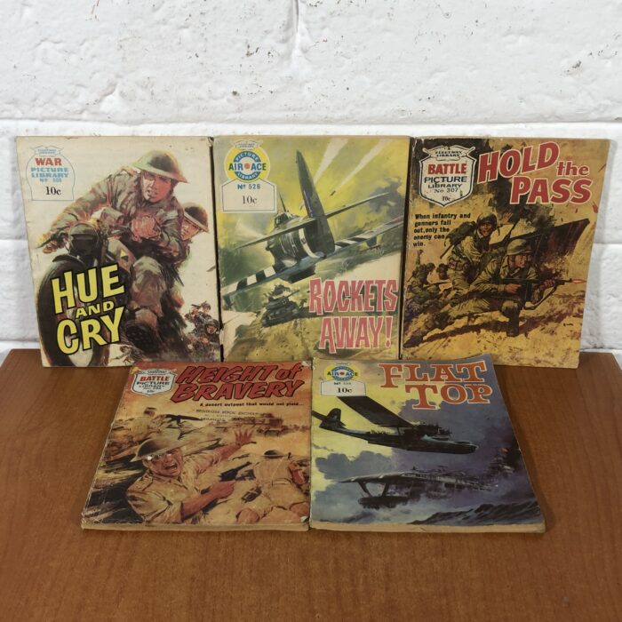 Vintage War Comic Books