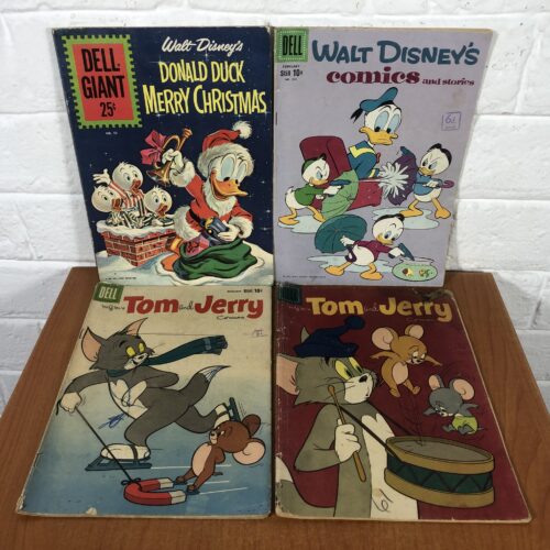 Vintage Donald Duck & Tom and Jerry Comic Books