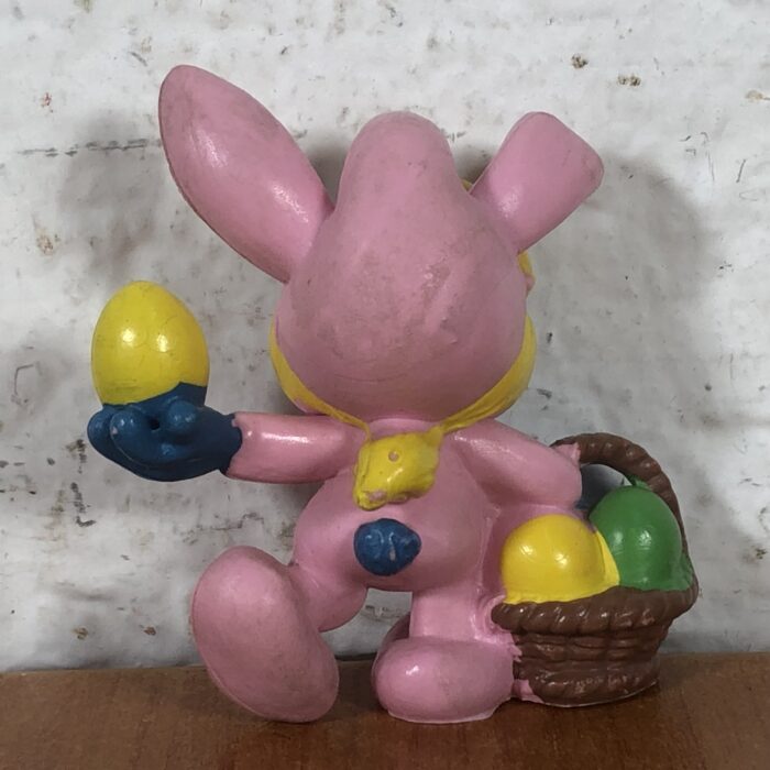 Vintage Easter Bunny Smurfette (Made in Portugal) - Image 5