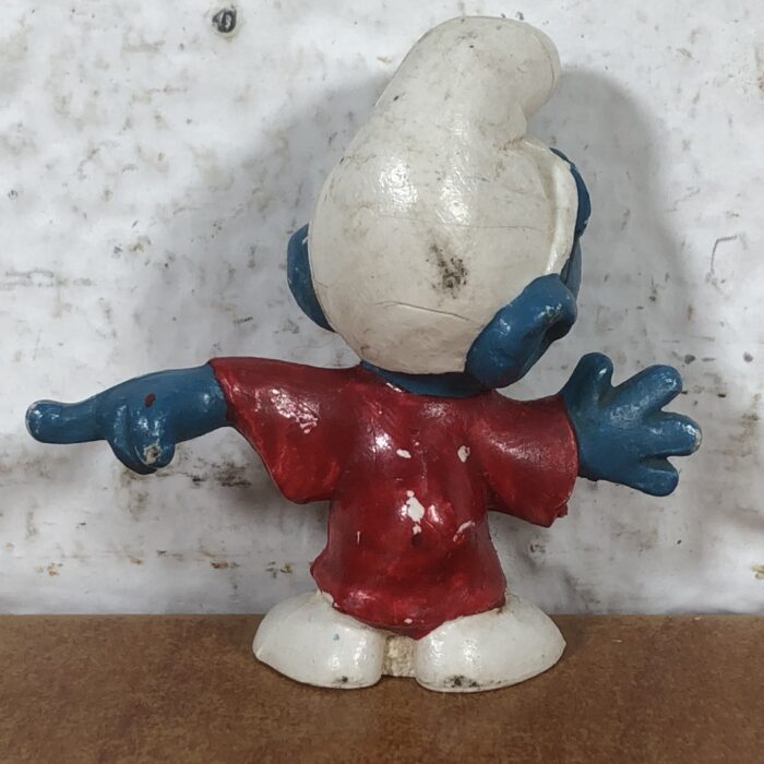 Vintage Poet Smurf & Judge Smurf Figurines (Made in West Germany) - Image 7