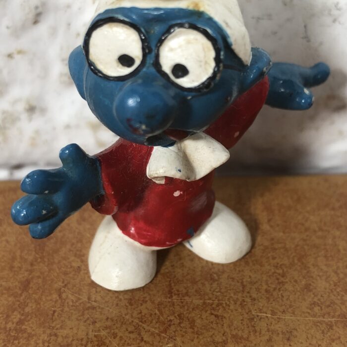Vintage Judge Smurf & Criminal Smurf Figurines - Image 4