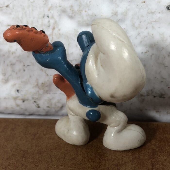 Vintage Guitarist Smurf Figurine (Made in West Germany) - Image 4
