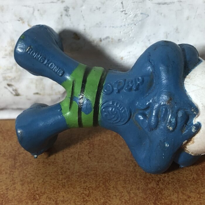 Vintage Sunbather Smurf & Astronaut Smurf Figurines (Made in Hong Kong) - Image 4