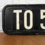 Vintage Number Plate - Image 2