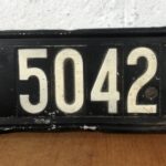 Vintage Number Plate - Image 3