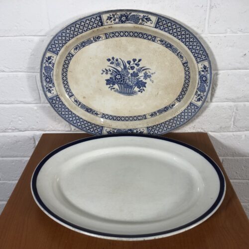 Vintage Booths & Wedgewood Porcelain Serving Plates (Made in England)