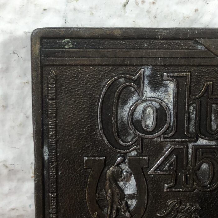 Vintage Colt 45 Belt Buckle - Image 2