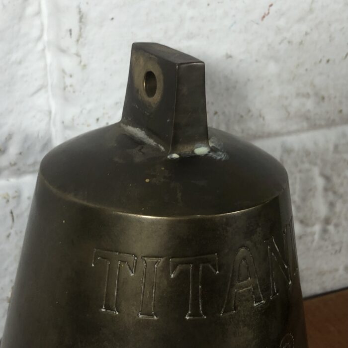 Vintage Brass Nautical Style Bar Bell - Image 2