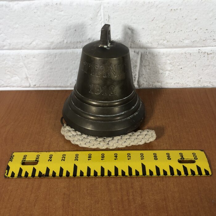 Vintage Brass Nautical Style Bar Bell - Image 8