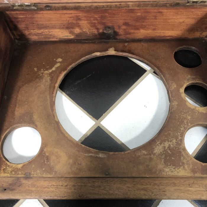 Vintage Wooden SAR/SAS Wash Basin Top - Image 6