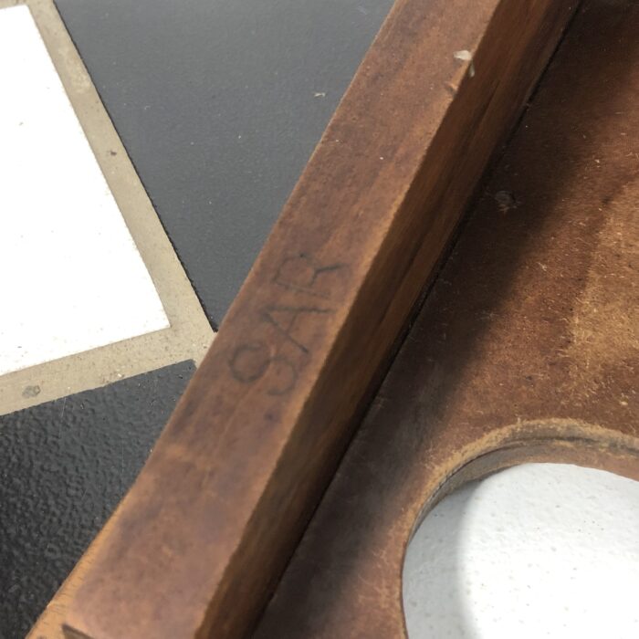 Vintage Wooden SAR/SAS Wash Basin Top - Image 2
