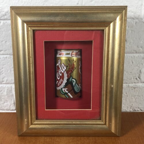 Framed Coca Cola Can