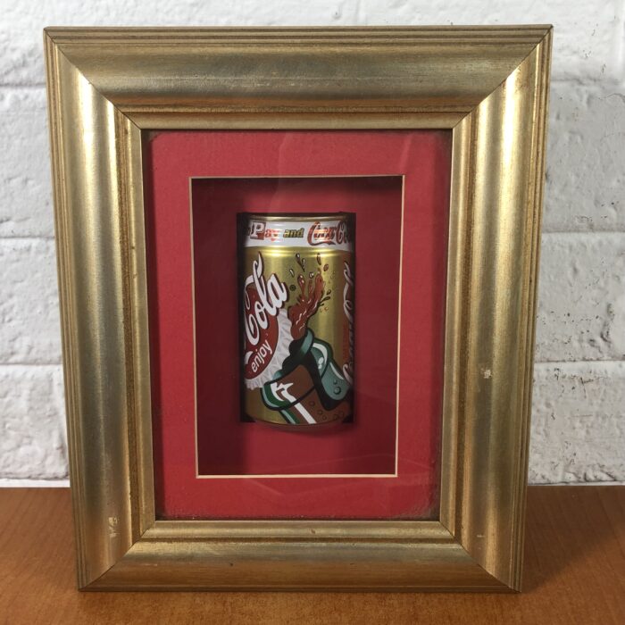 Framed Coca Cola Can