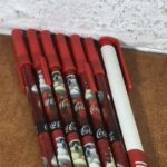 Coca Cola Files, Paper Cube Holder, Eraser & Pens - Image 11