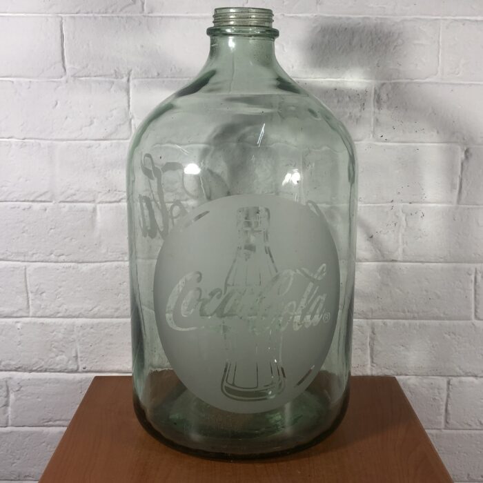 LARGE Coca Cola Glass Bottle