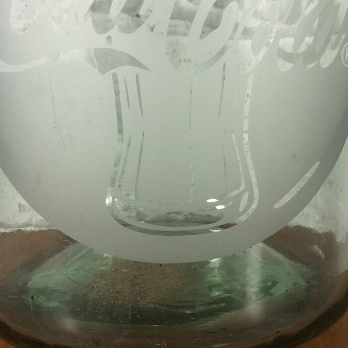 LARGE Coca Cola Glass Bottle - Image 4