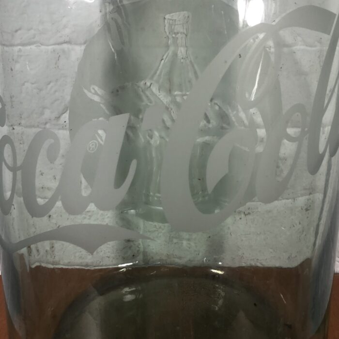 LARGE Coca Cola Glass Bottle - Image 7
