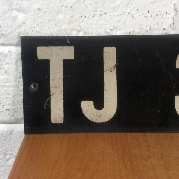 Vintage Number Plate - Image 2