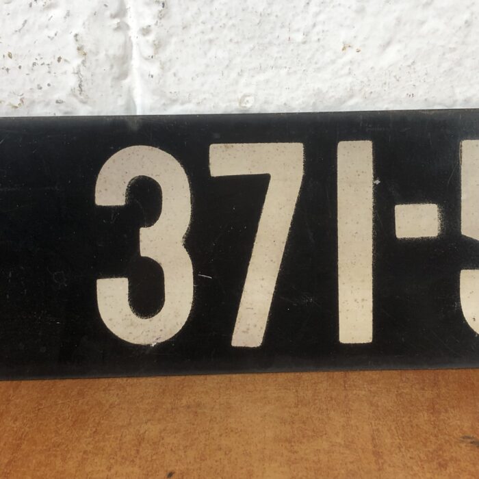 Vintage Number Plate - Image 3