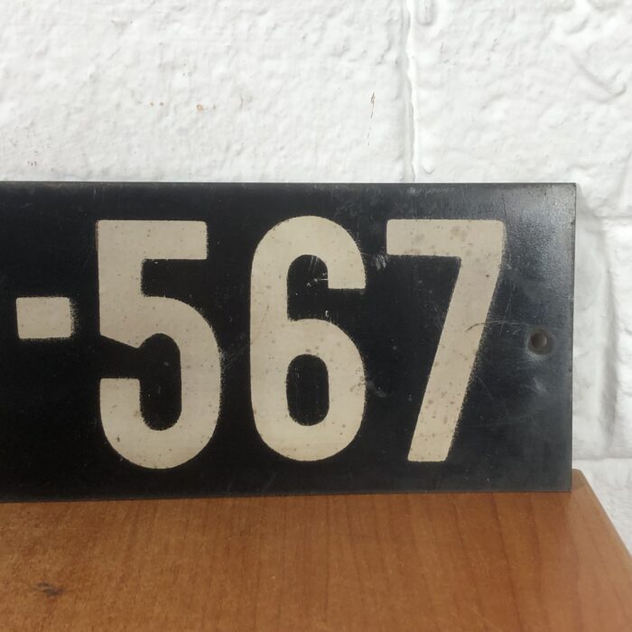 Vintage Number Plate - Image 4