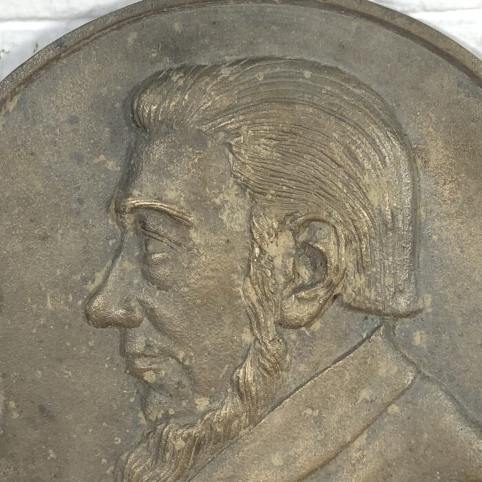 RARE Vintage Solid Bronze Paul Kruger Plaque - Image 2