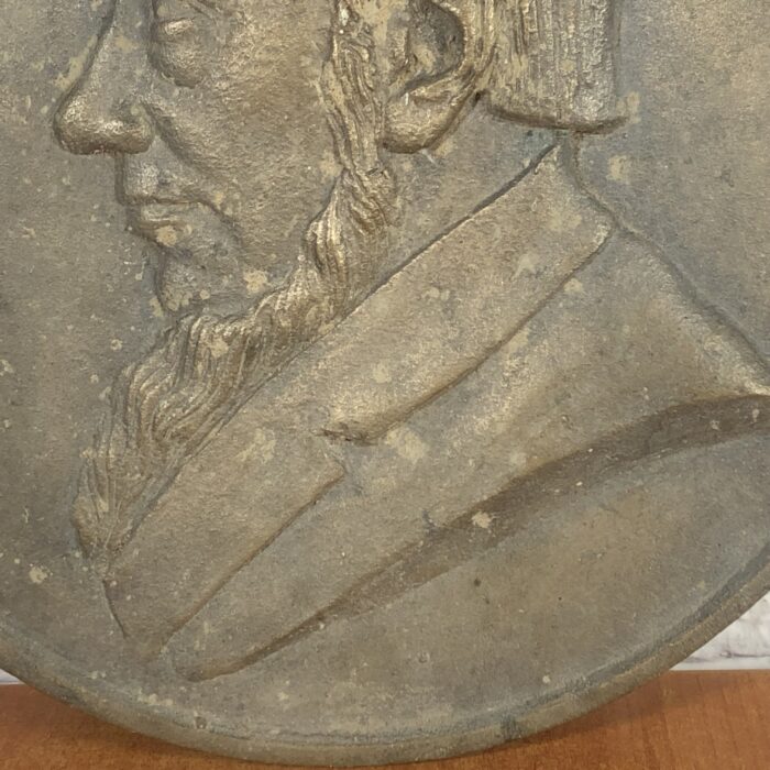 RARE Vintage Solid Bronze Paul Kruger Plaque - Image 3