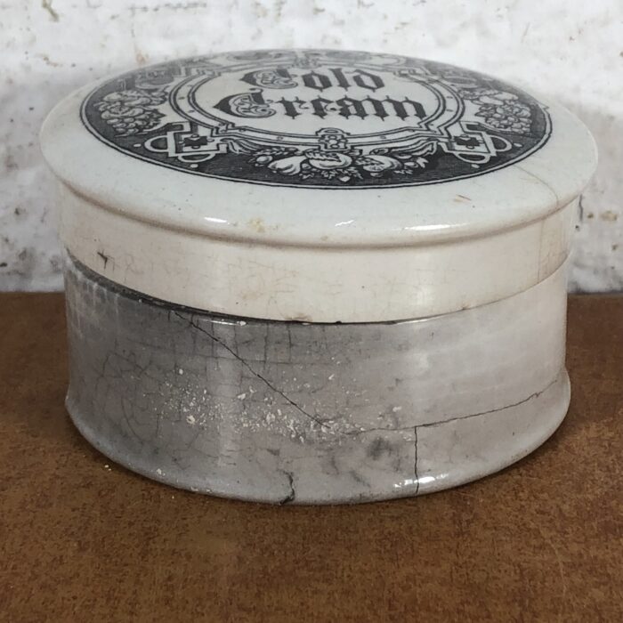 Antique Ceramic Cold Cream Pot - Image 5