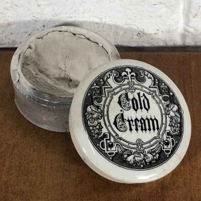 Antique Ceramic Cold Cream Pot - Image 3