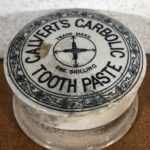 Antique Ceramic Calvert's Carbolic Tooth Paste Pot - Image 2