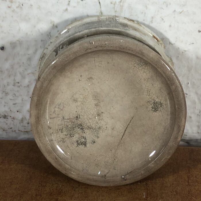 Antique Ceramic Cold Cream Pot - Image 6
