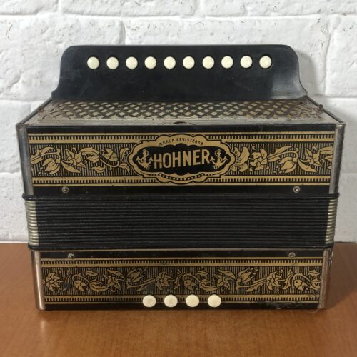 Vintage Hohner Diatonic Button Accordian (Made in Germany)