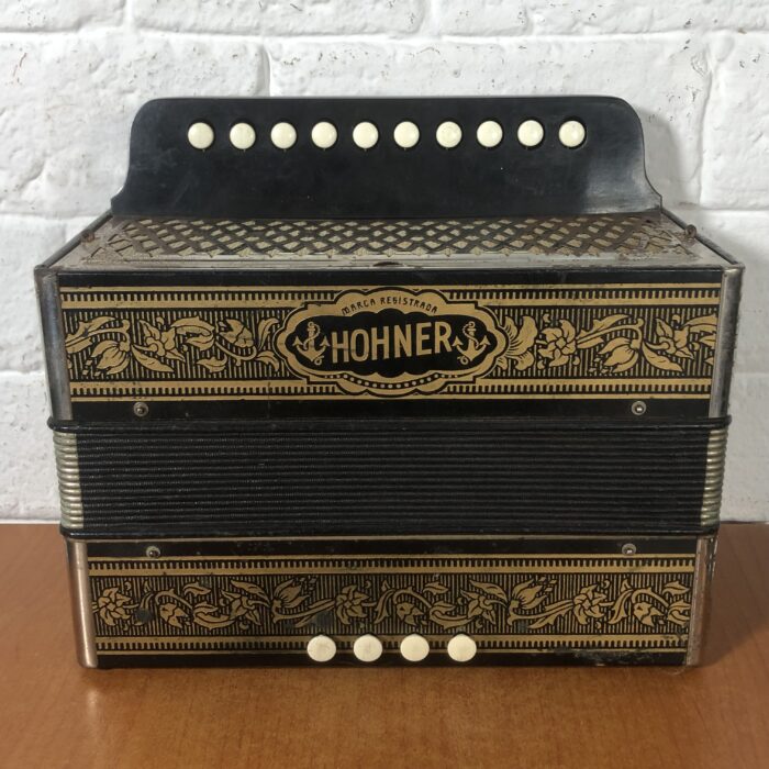 Vintage Hohner Diatonic Button Accordian (Made in Germany)