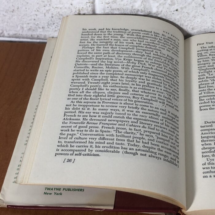 Vintage 1950 Ragel Totius Book & Uys Krige Book (with Original Signature by Uys Krige) - Image 5