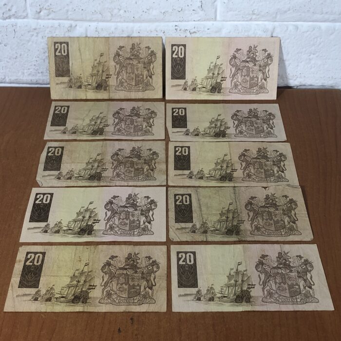 Vintage South African R20 Bank Notes - Image 4